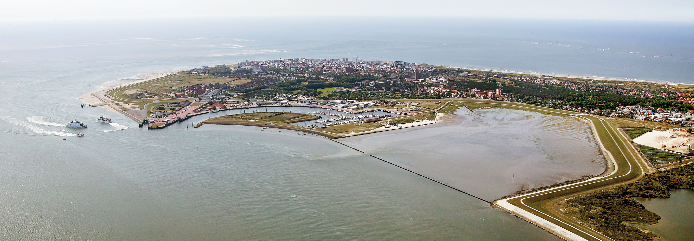 Leitungen für OffshoreWindstrom unter Norderney